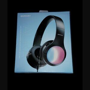 Merkury Innovations Aura Led Color Changing Headphones With Mic Open Box